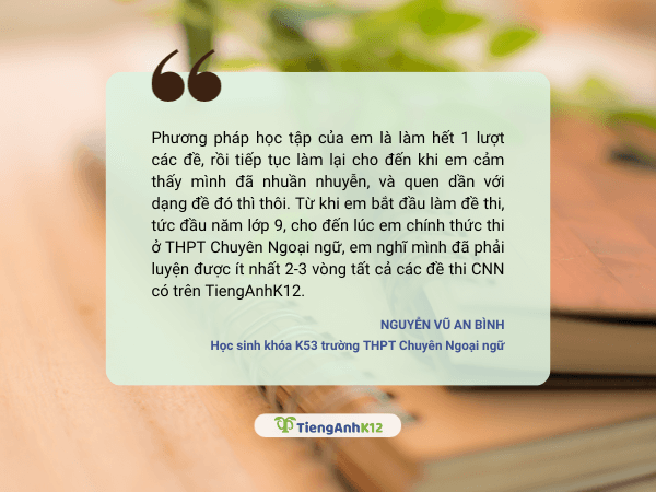 phản hồi chuyên anh